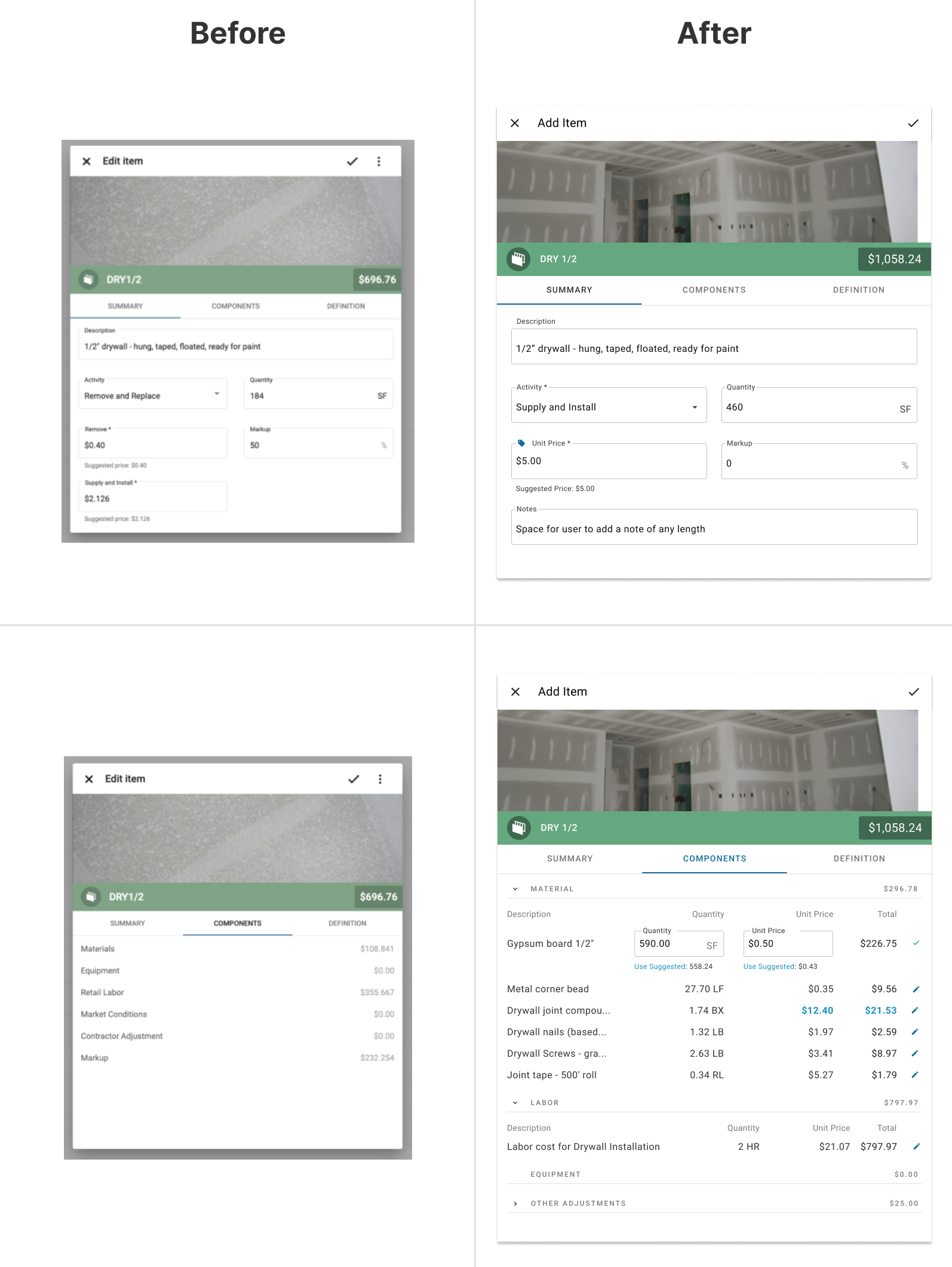 PropTech Cost Builder.